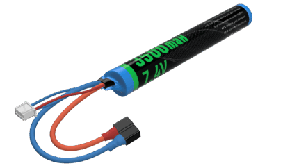 7.4V 3500mAh Li-Ion Çubuk Pil