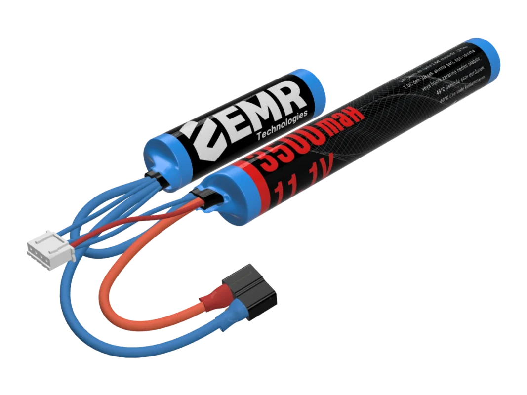 EMR 11.1V 3500mAh iki yaprak airsoft pil