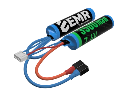 EMR 7.4V 3500mAh iki yaprak airsoft pil