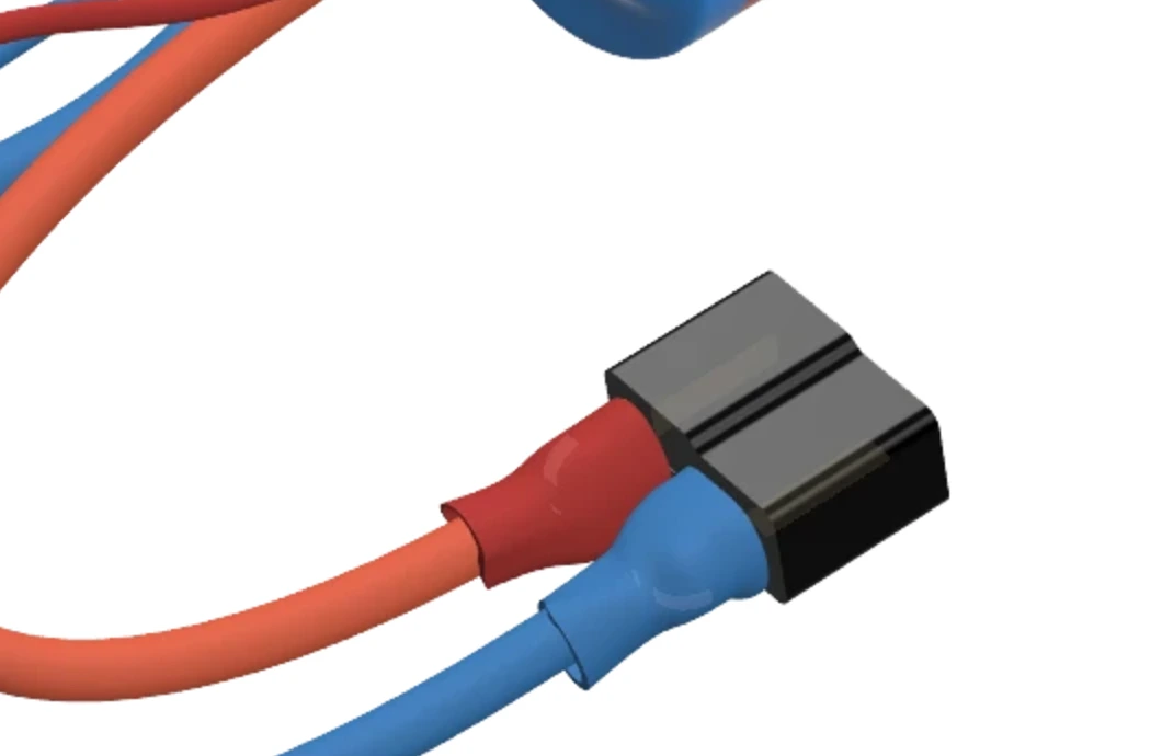 EMR airsoft pilinde T-Plug (Deans) konnektör - geniş yassı bıçak teması